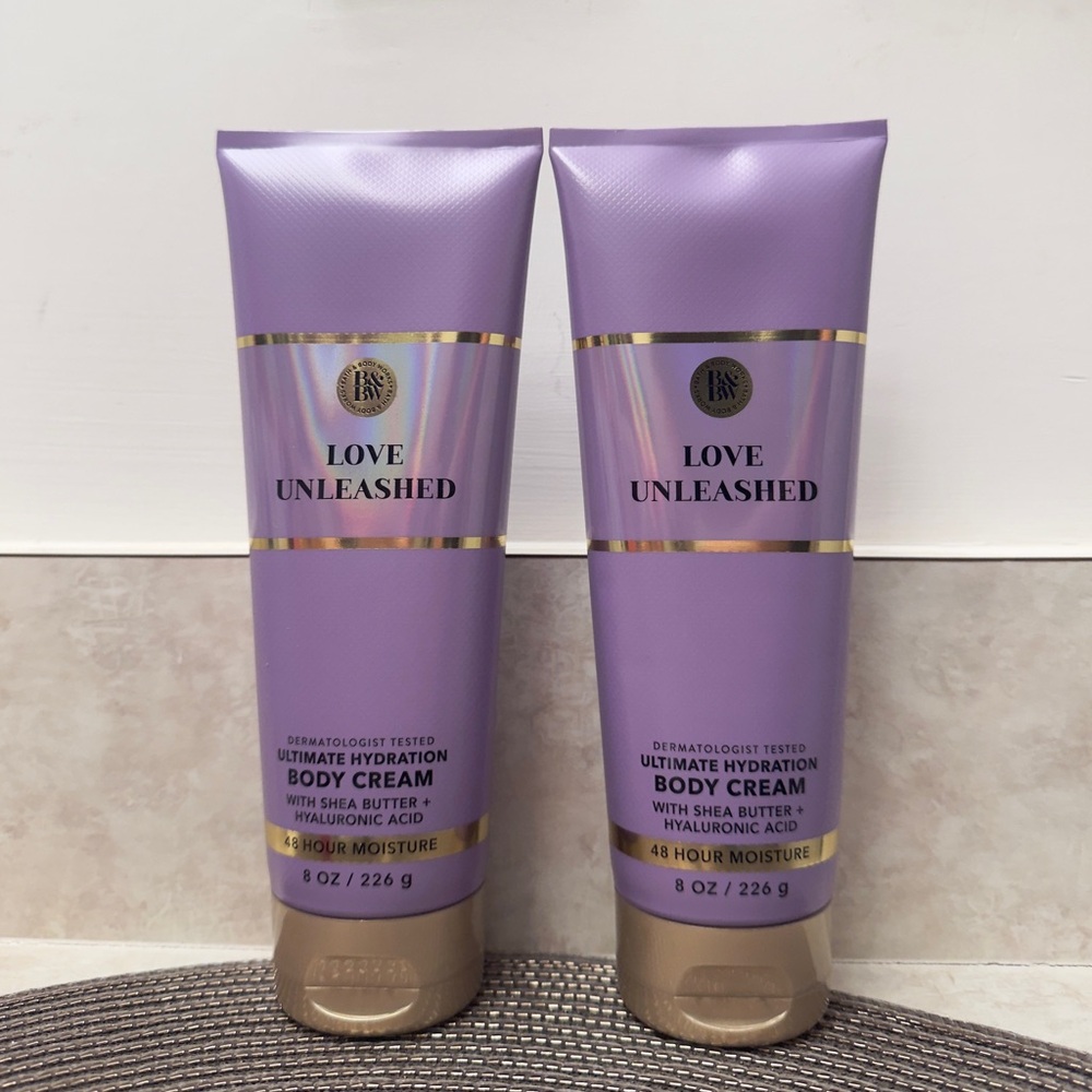 NWT BBW Love Unleashed Ultimate Hydration Body Cream bath and body works